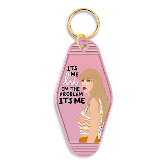 TAYLOR SWIFT ANTI-HERO MOTEL KEYCHAIN 💖💖 - Picture 1 of 1
